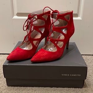 Vince Camuto Bodell Suede Heel - Size 7.5